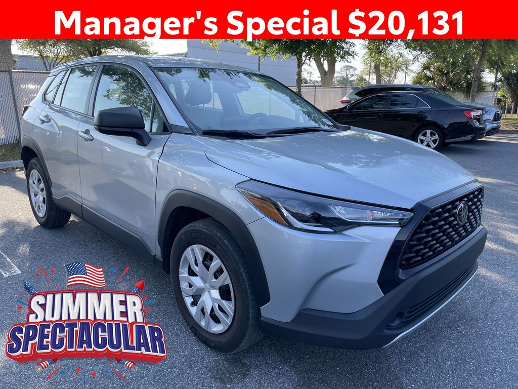 Sonic Silver 2024 Toyota Corolla Cross SUV / Crossover Front-Wheel Drive Continuously Variable Transmission
