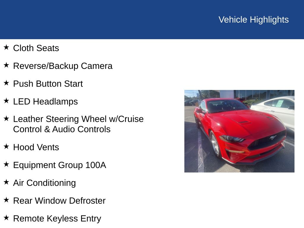 2019 Ford Mustang EcoBoost