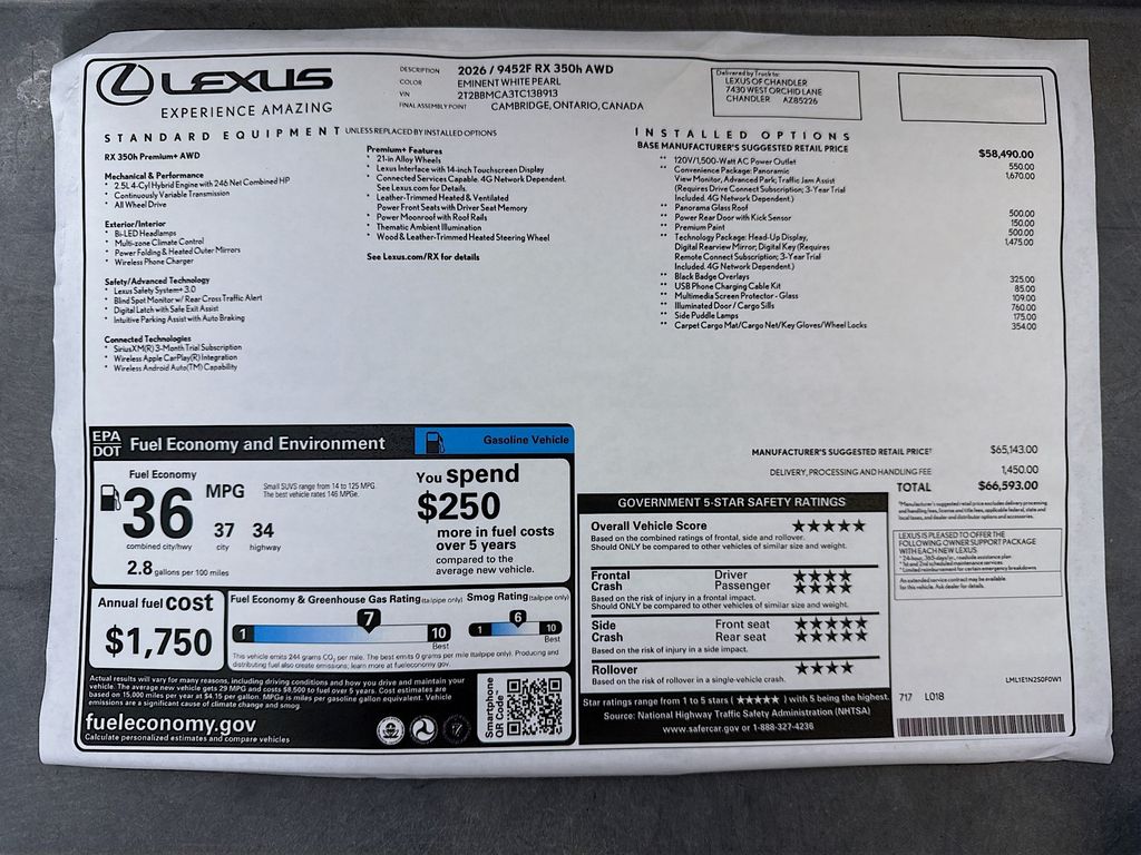 Thumbnail: 2026 Lexus RX - 9