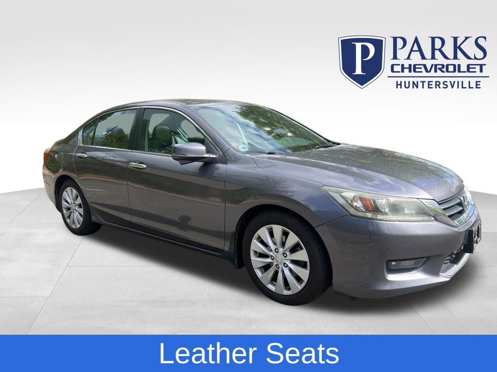 Gray (Modern Steel Metallic) 2015 Honda Accord EX-L Sedan Front-Wheel Drive Continuously Variable Transmission