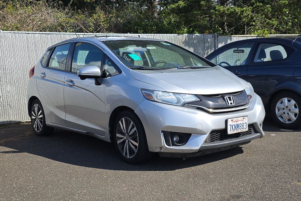 Silver 2015 Honda Fit EX Hatchback Front-Wheel Drive 6-Speed Manual