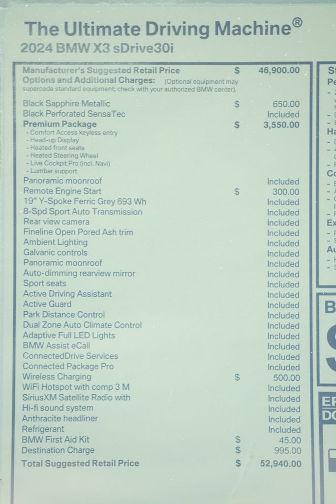 2024 BMW X3 sDrive30i 9