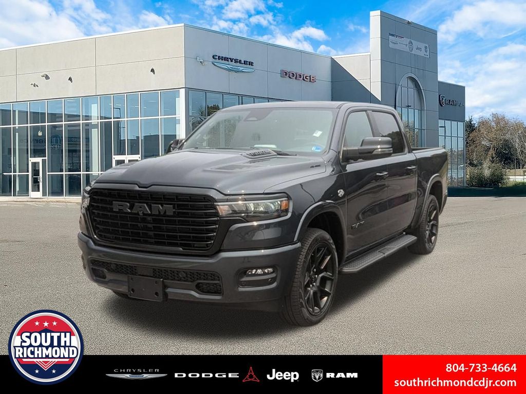 Forged Blue Metallic 2026 RAM 1500 Pickup Truck Four-Wheel Drive 8-Speed Automatic