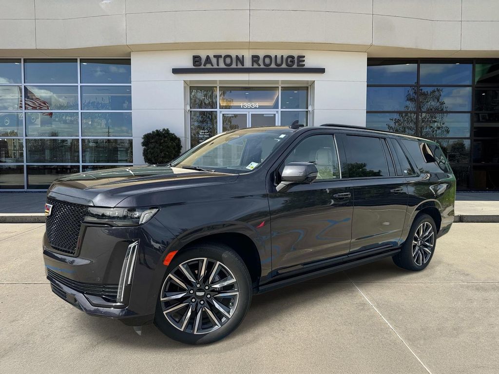 Galactic Gray Metallic 2022 Cadillac Escalade ESV SUV / Crossover Rear-Wheel Drive