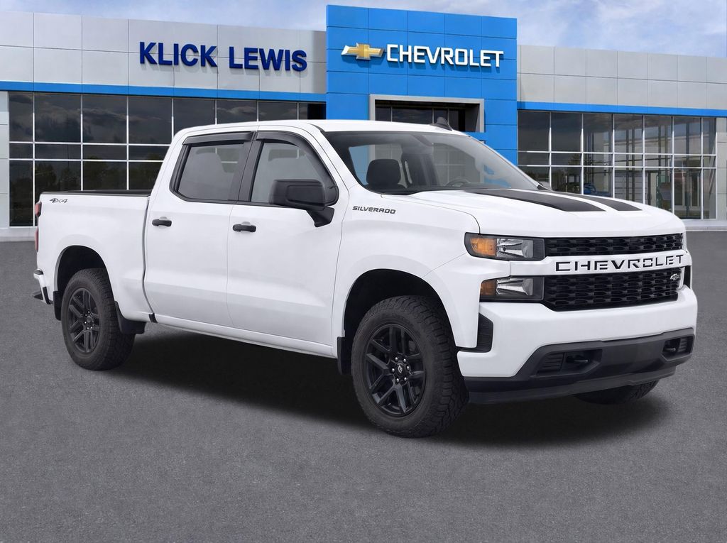 2021 Chevrolet Silverado 1500 Custom White at Carlisle Cadillac Buick GMC