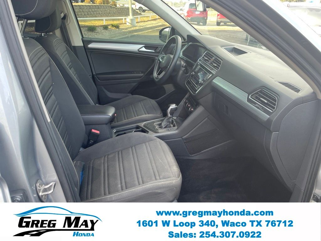 2022 Volkswagen Tiguan 2.0T S Silver at Greg May Honda