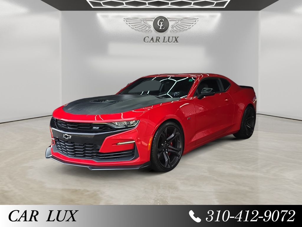 Red Hot 2019 Chevrolet Camaro 1SS Coupe RWD Coupe Rear-Wheel Drive 6-Speed Manual
