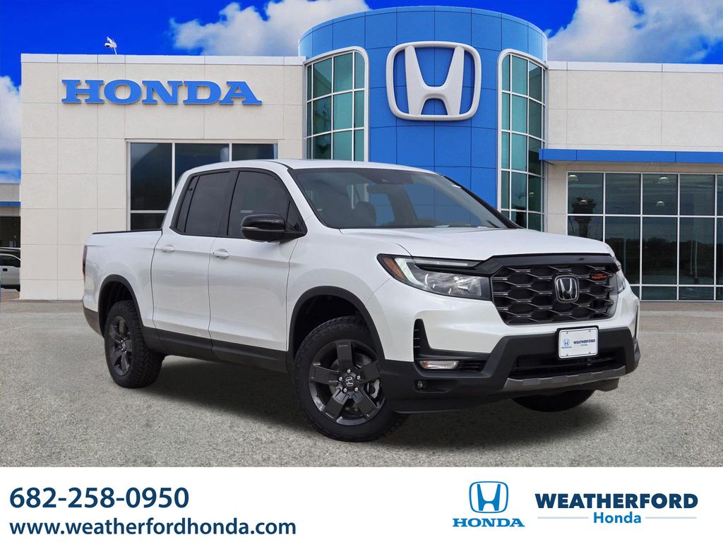 White 2026 Honda Ridgeline Pickup Truck All-Wheel Drive 9-Speed Automatic