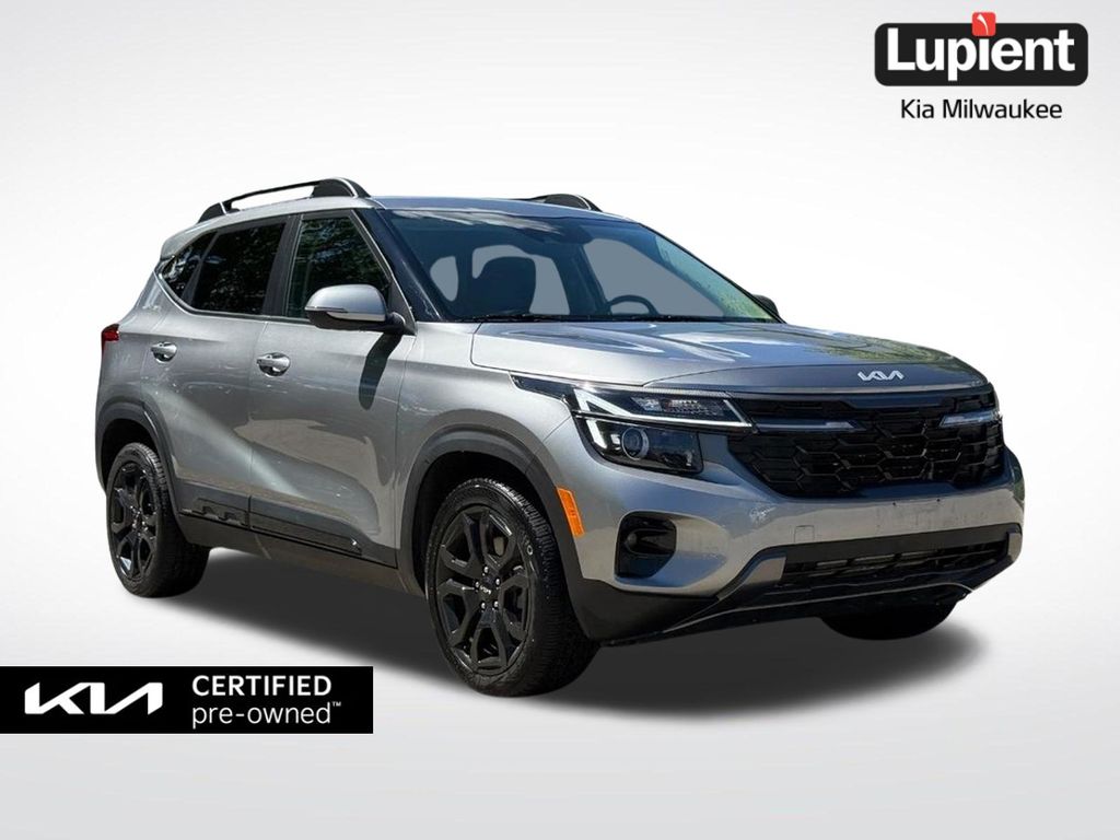 Steel Gray 2024 Kia Seltos SUV / Crossover All-Wheel Drive 8-Speed Automatic
