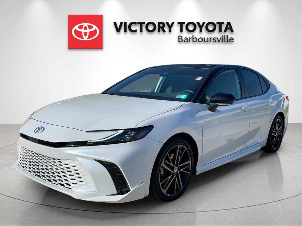Midnight Black Metallic 2025 Toyota Camry XSE FWD Sedan Front-Wheel Drive Continuously Variable Transmission