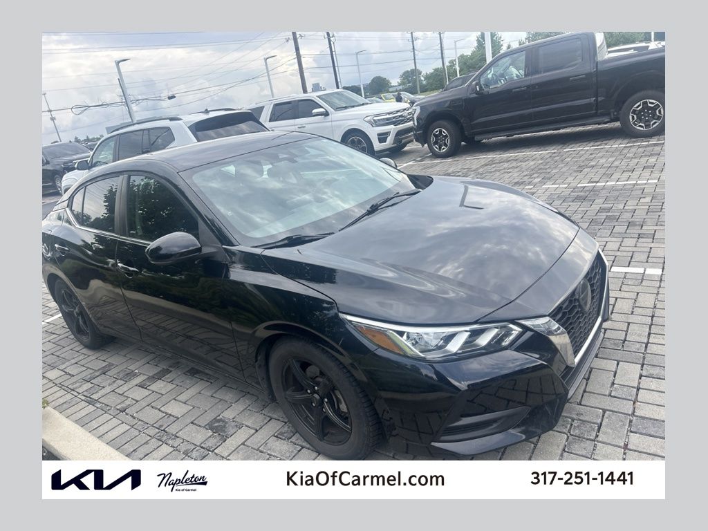 Black 2020 Nissan Sentra Sedan Front-Wheel Drive Continuously Variable Transmission