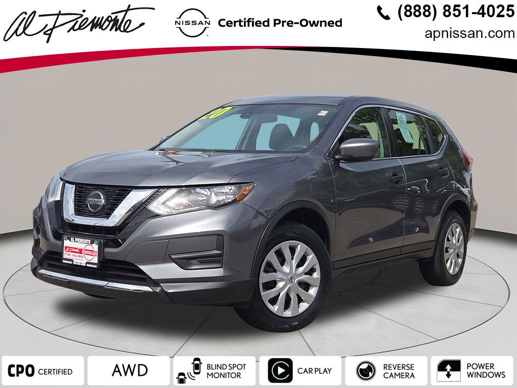 Gray (Gun Metallic) 2020 Nissan Rogue S AWD SUV / Crossover All-Wheel Drive Continuously Variable Transmission
