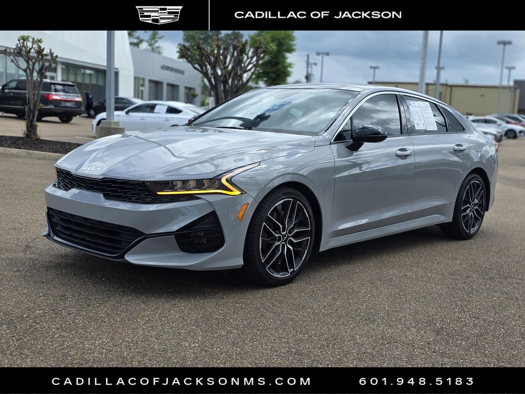 Wolf Gray 2023 Kia K5 GT FWD Sedan Front-Wheel Drive 8-Speed Dual Clutch