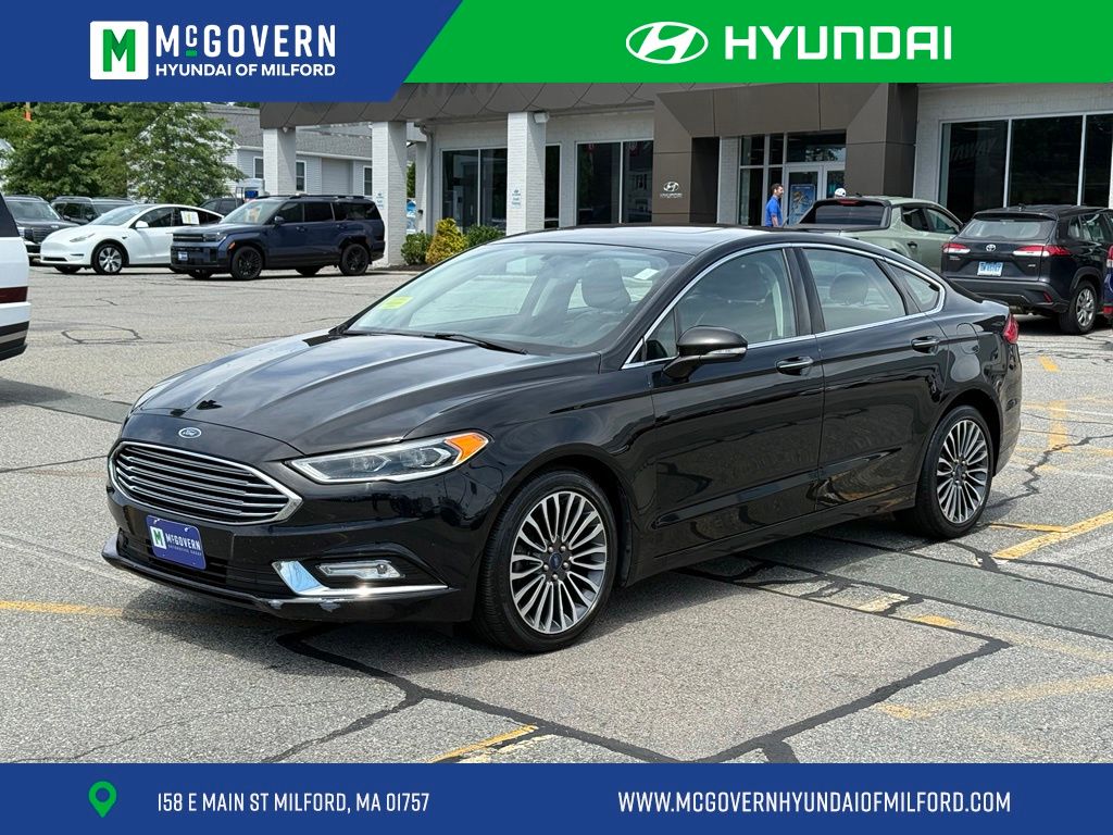 Black 2017 Ford Fusion Sedan All-Wheel Drive 6-Speed Automatic