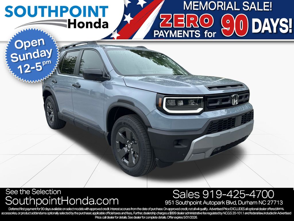 Gray 2026 Honda Passport RTL AWD SUV / Crossover All-Wheel Drive Automatic