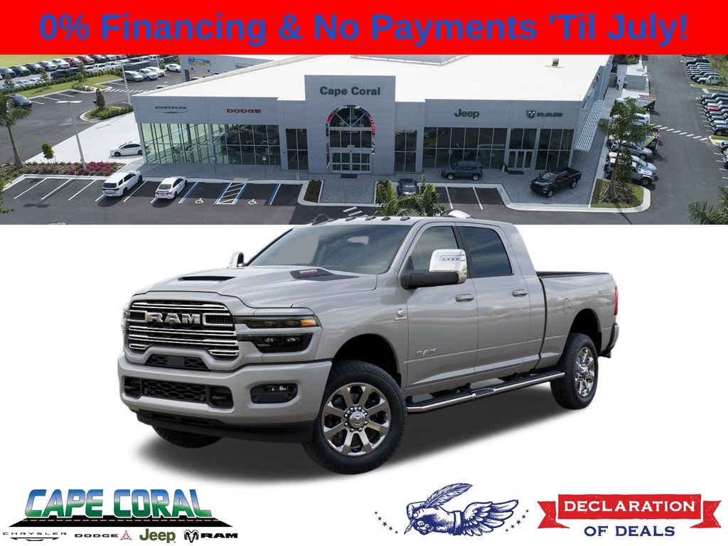 Silver Zynith 2026 RAM 2500 Laramie Mega Cab 4WD Pickup Truck Four-Wheel Drive 8-Speed Automatic