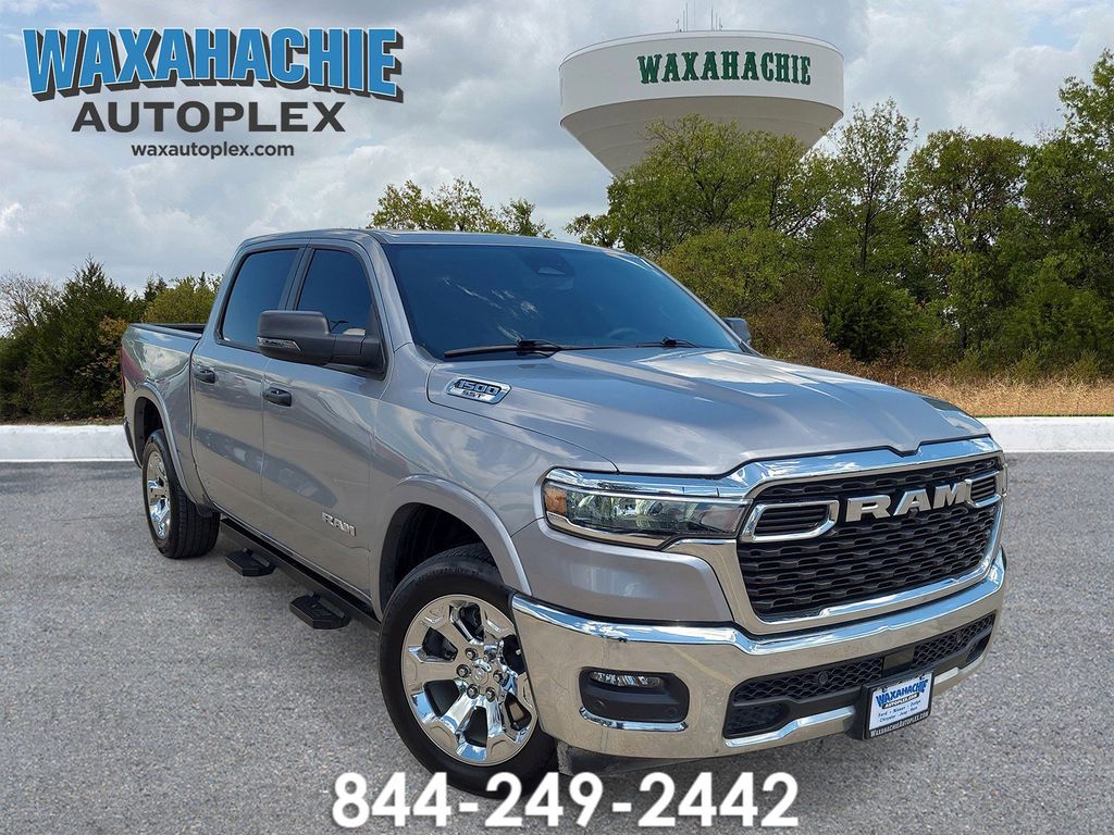 Billet Silver Metallic Clearcoat 2025 RAM 1500 Big Horn Crew Cab 4WD Pickup Truck Four-Wheel Drive 8-Speed Automatic