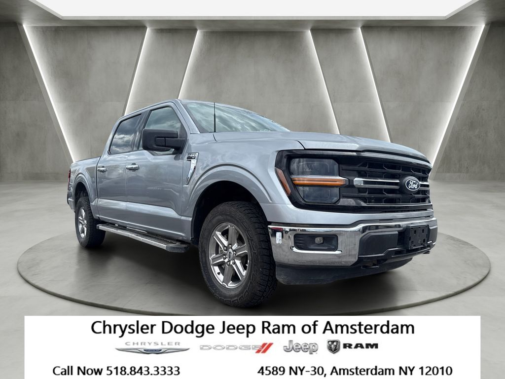 Silver Metallic 2025 Ford F-150 Pickup Truck Four-Wheel Drive Automatic