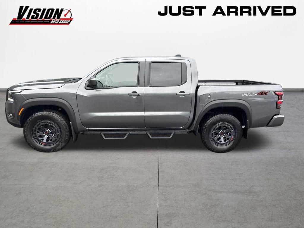 Gray (Gun Metallic) 2026 Nissan Frontier Pickup Truck Four-Wheel Drive 9-Speed Automatic Overdrive