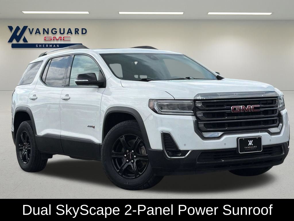 Summit White 2020 GMC Acadia AT4 AWD SUV / Crossover Four-Wheel Drive 9-Speed Automatic