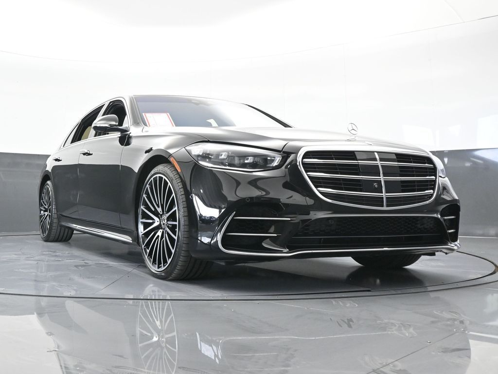 Used 2022 Onyx Black/Mojave Silver Mercedes-Benz S 580 image 80
