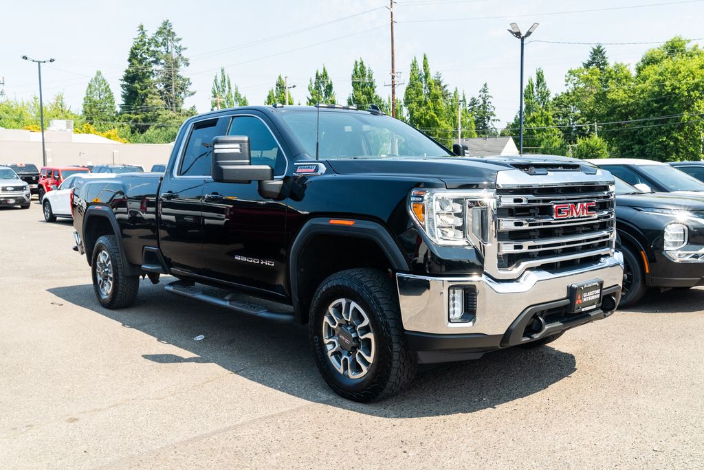 Black 2022 GMC Sierra 3500HD Pickup Truck Four-Wheel Drive Automatic