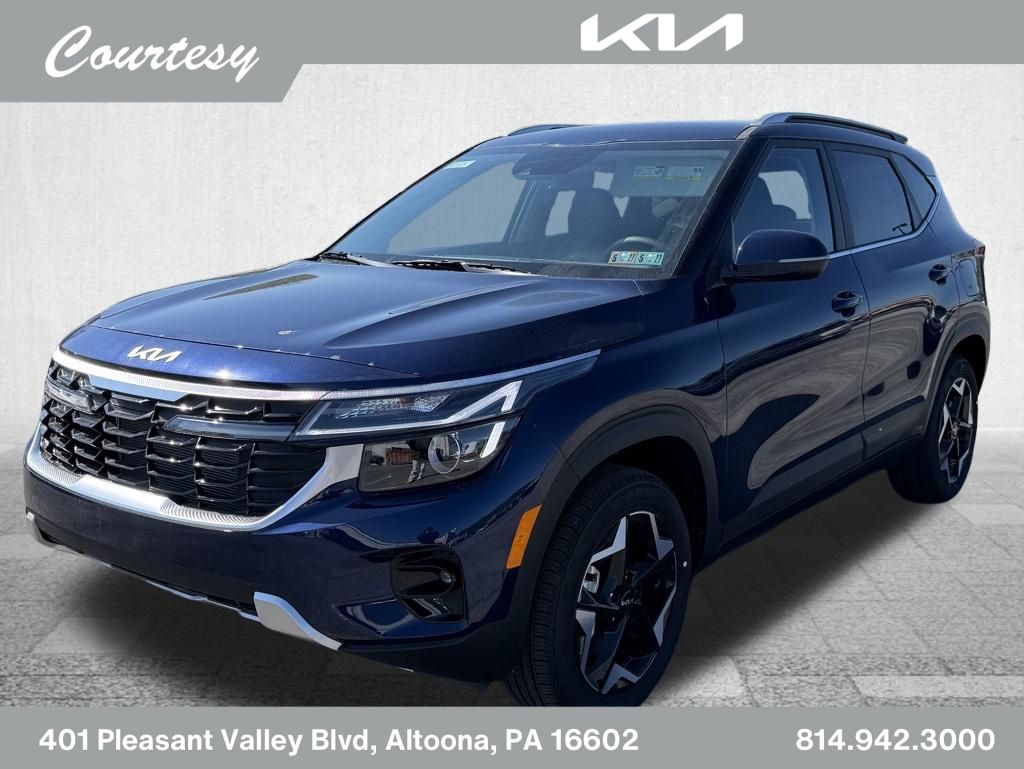 Dark Ocean Blue 2026 Kia Seltos SUV / Crossover All-Wheel Drive Continuously Variable Transmission