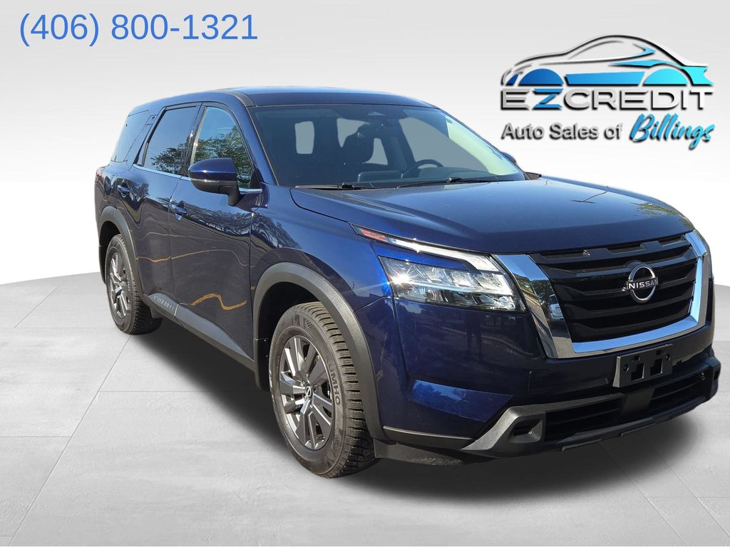 Blue 2022 Nissan Pathfinder SUV / Crossover All-Wheel Drive 9-Speed Automatic