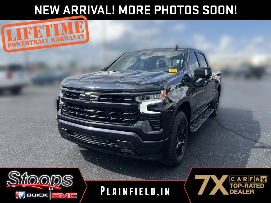 Dark Ash Metallic 2024 Chevrolet Silverado 1500 Pickup Truck Four-Wheel Drive Automatic