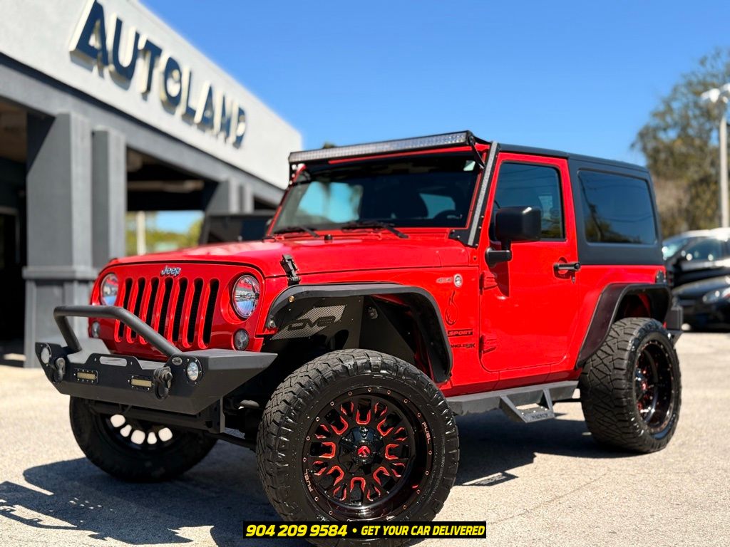 Firecracker Red Clearcoat 2018 Jeep Wrangler SUV / Crossover Four-Wheel Drive 5-Speed Automatic