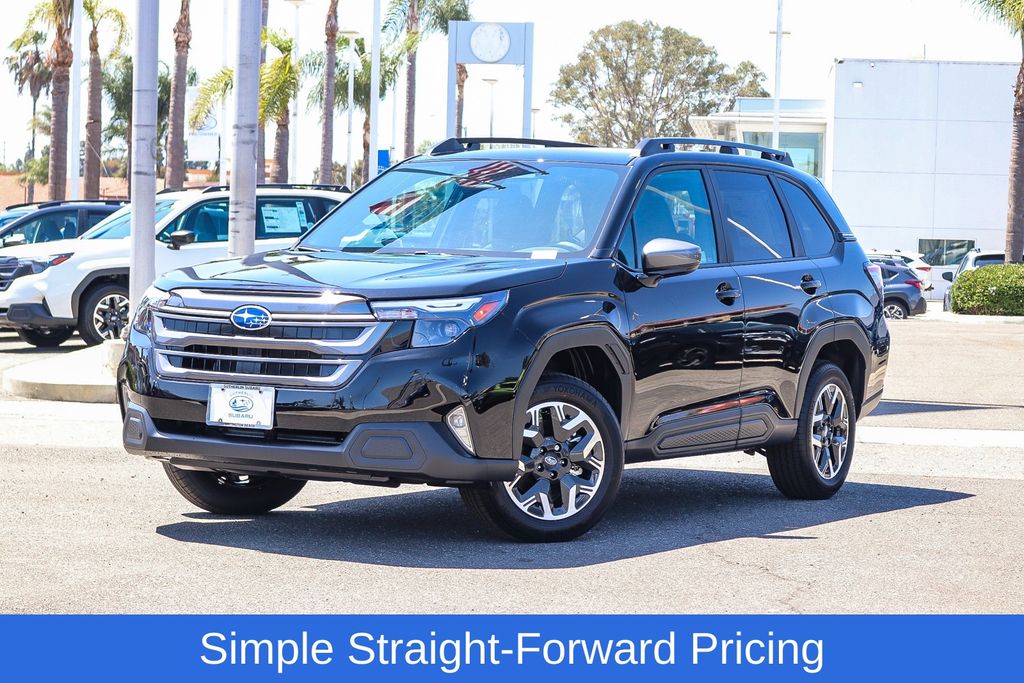 Black / Silver 2026 Subaru Forester SUV / Crossover All-Wheel Drive Continuously Variable Transmission