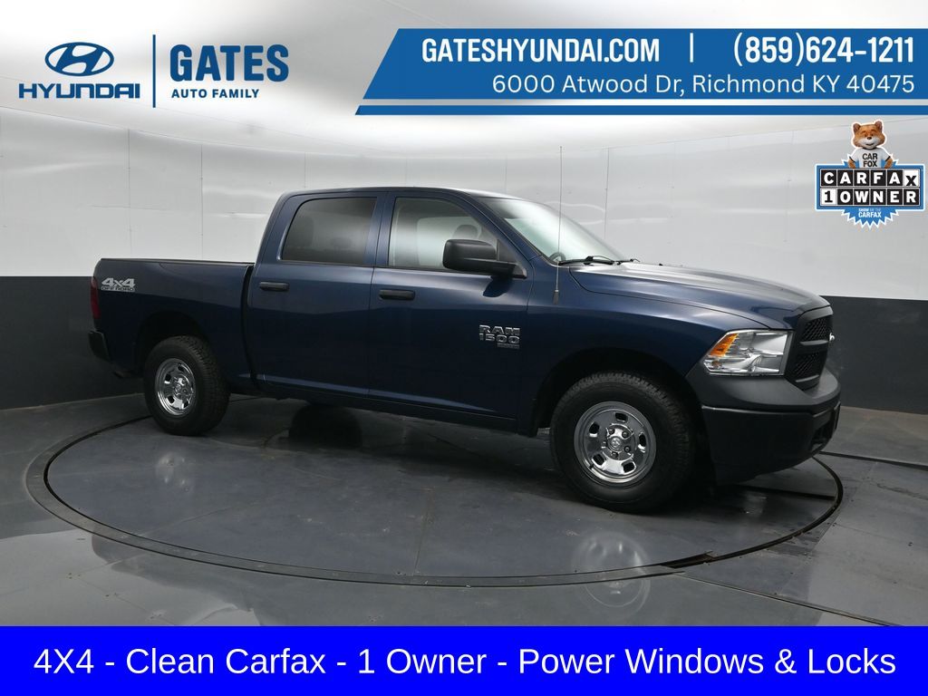 Patriot Blue Pearlcoat 2019 RAM 1500 Pickup Truck Four-Wheel Drive 8-Speed Automatic