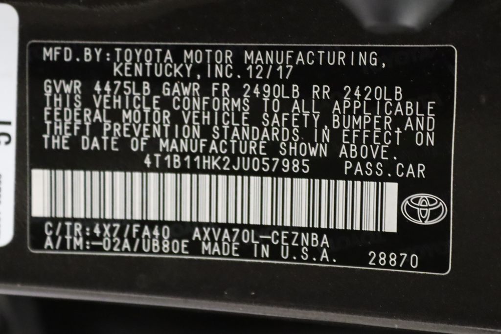 Thumbnail: 2018 Toyota Camry - 17