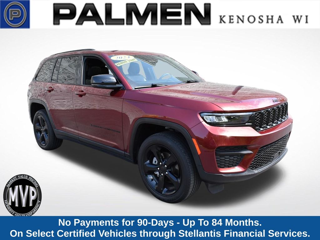 Velvet Red Pearlcoat 2024 Jeep Grand Cherokee SUV / Crossover Four-Wheel Drive 8-Speed Automatic