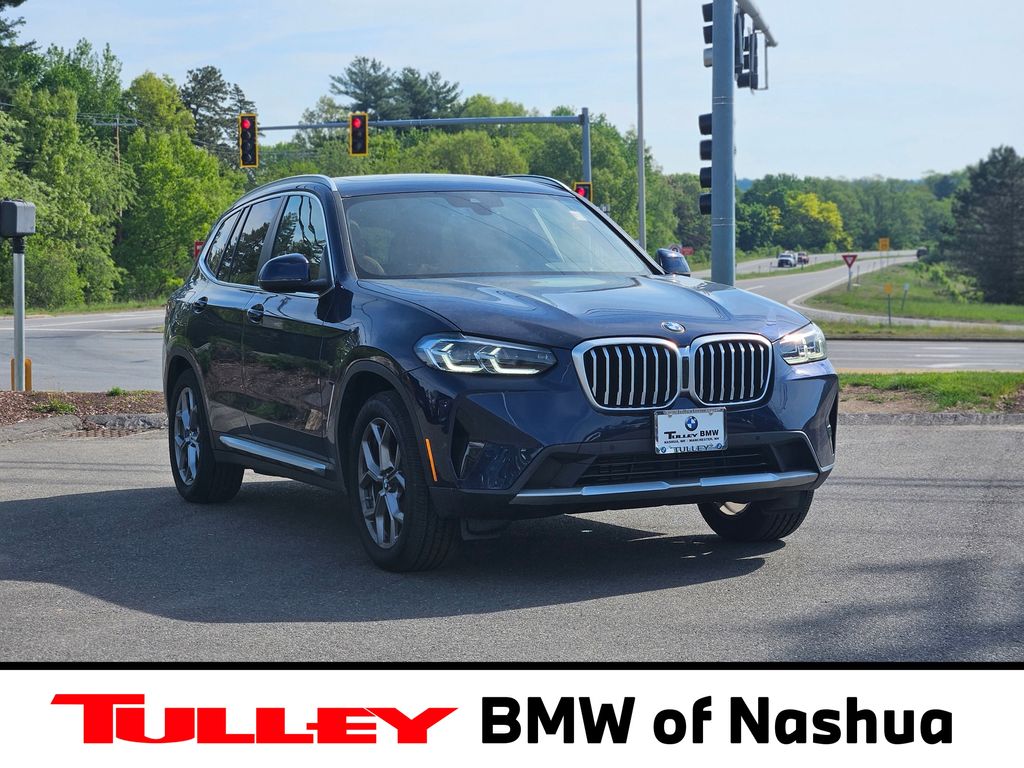 Tanzanite Blue II Metallic 2023 BMW X3 SUV / Crossover All-Wheel Drive 8-Speed Automatic