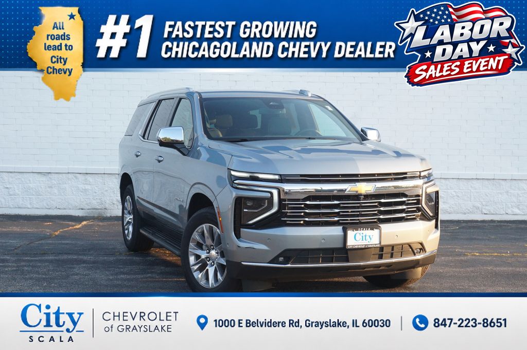 Sterling Gray Metallic 2025 Chevrolet Tahoe SUV / Crossover Four-Wheel Drive 