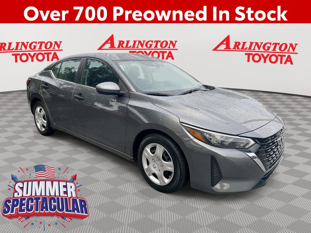 Gray (Gun Metallic) 2025 Nissan Sentra Sedan Front-Wheel Drive Continuously Variable Transmission