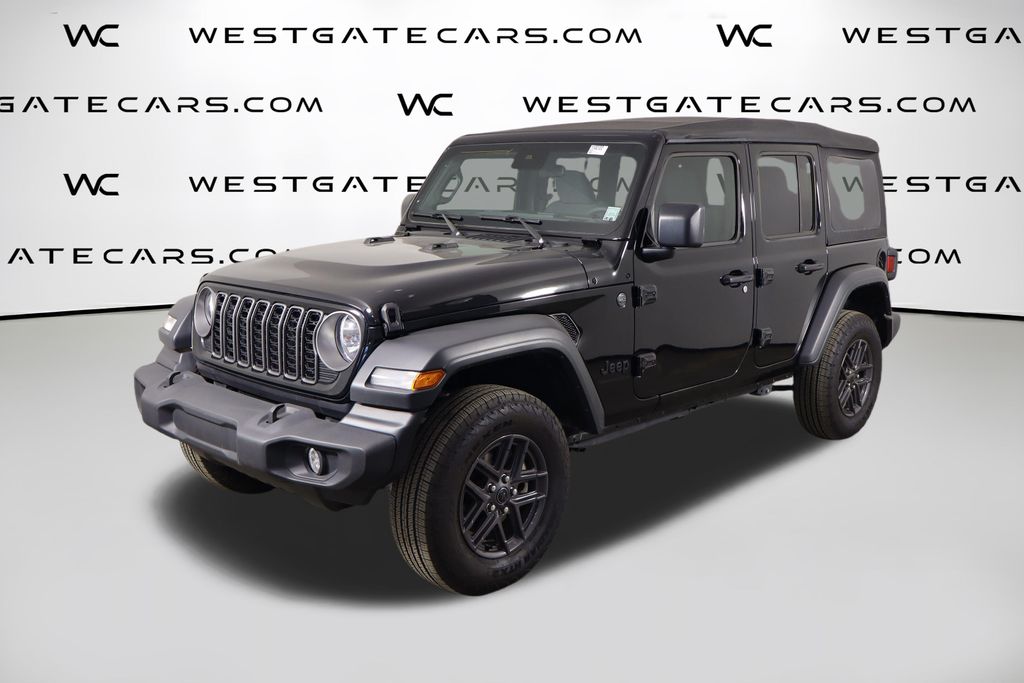 Black Clearcoat 2025 Jeep Wrangler SUV / Crossover Four-Wheel Drive 8-Speed Automatic