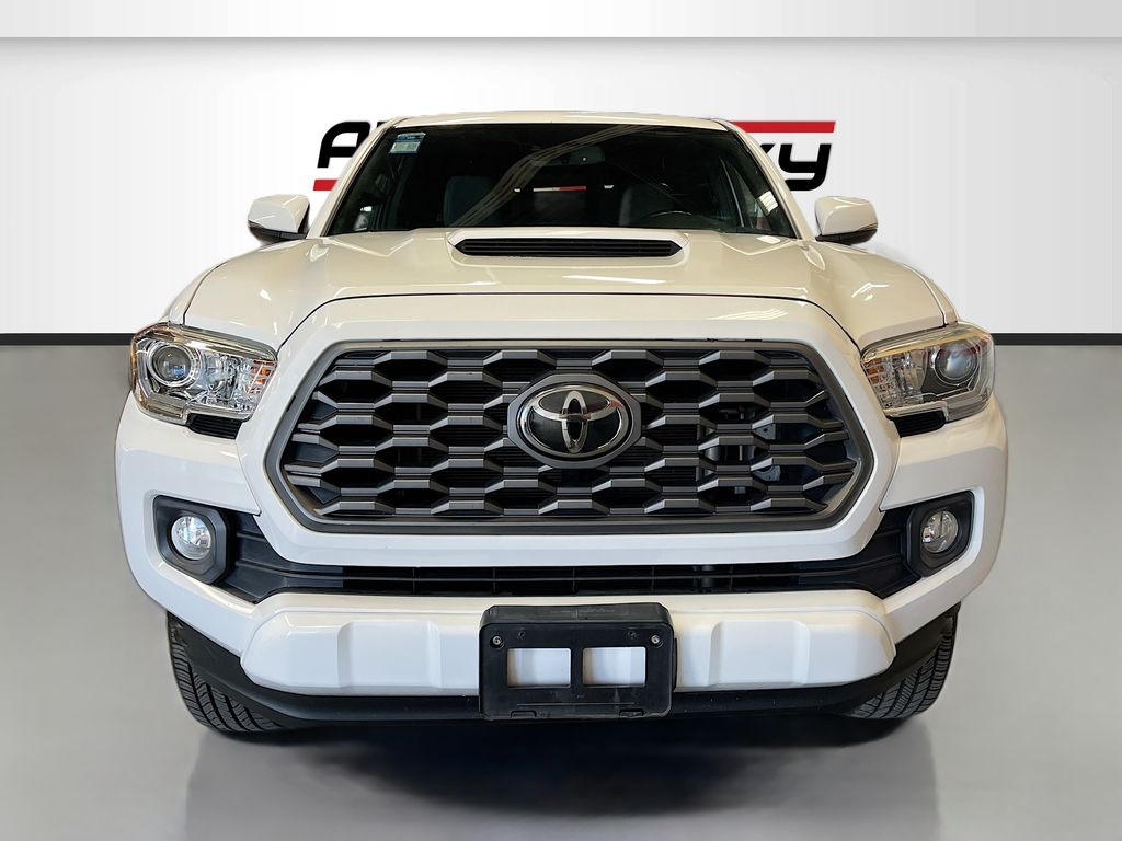 Used 2021 Super White Toyota TRD Sport image 2