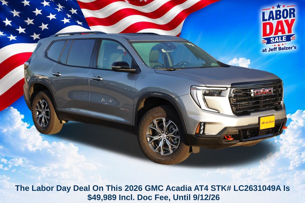 Sterling Metallic 2026 GMC Acadia SUV / Crossover Four-Wheel Drive 8-Speed Automatic