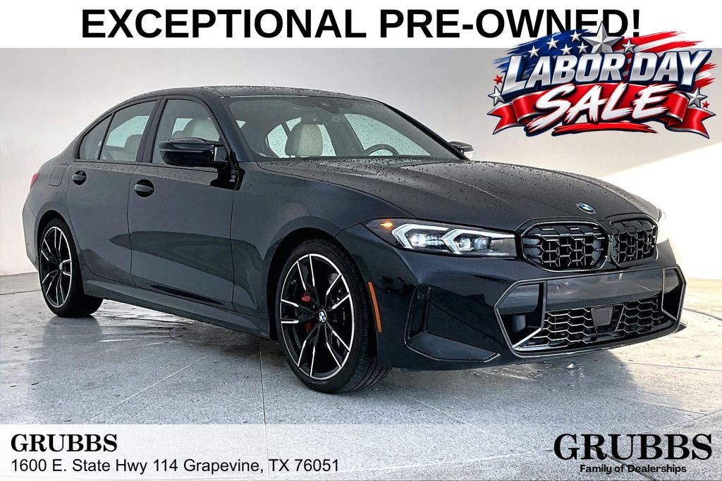 Black Sapphire Metallic 2026 BMW 3 Series Sedan All-Wheel Drive 8-Speed Automatic