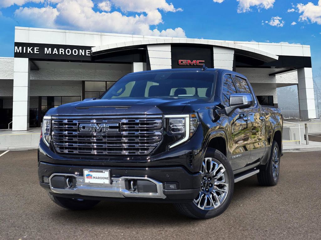 Onyx Black 2024 GMC Sierra 1500 Denali Ultimate Crew Cab 4WD Pickup Truck Four-Wheel Drive Automatic