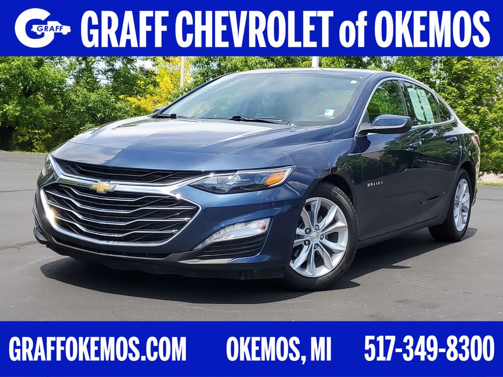 Northsky Blue Metallic 2019 Chevrolet Malibu Sedan Front-Wheel Drive Continuously Variable Transmission