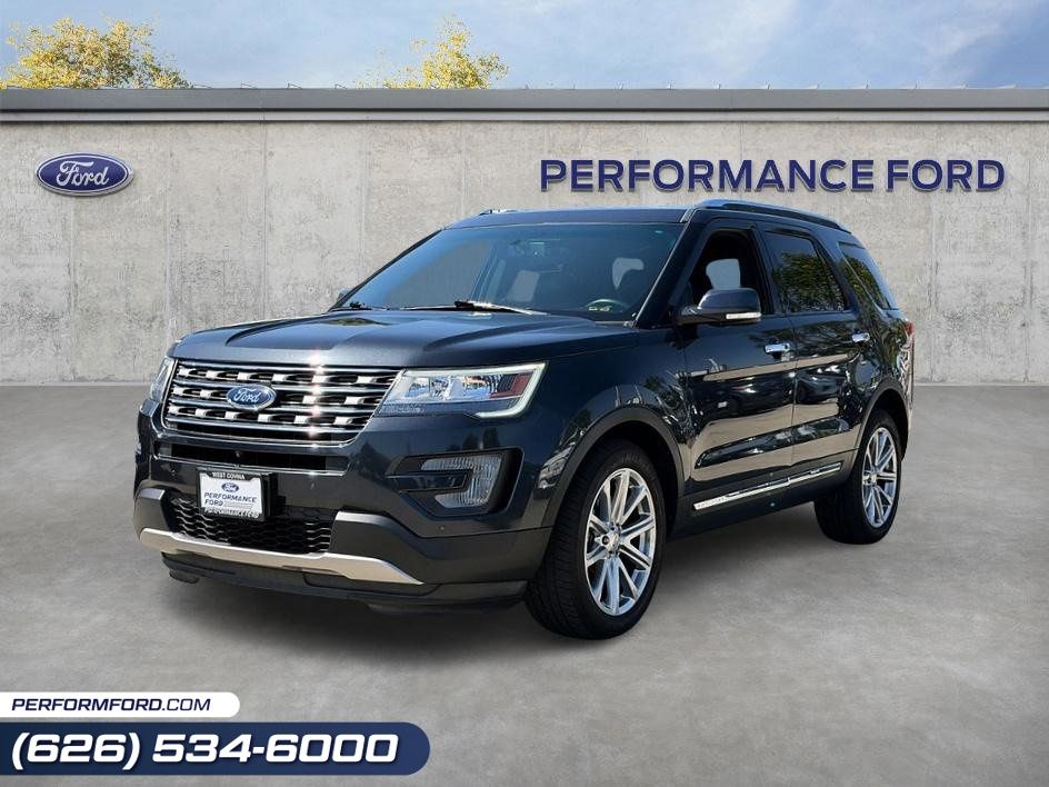 Quartz Metallic 2017 Ford Explorer Limited SUV / Crossover Front-Wheel Drive 6-Speed Automatic