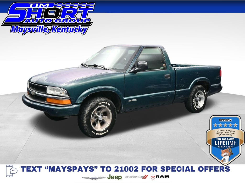 Emerald Green Metallic 1998 Chevrolet S-10 Pickup Truck Rear-Wheel Drive 5-Speed Manual