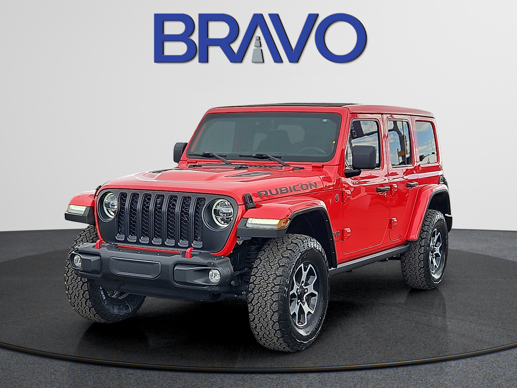 Firecracker Red Clearcoat 2021 Jeep Wrangler Unlimited Rubicon 4WD SUV / Crossover Four-Wheel Drive 8-Speed Automatic