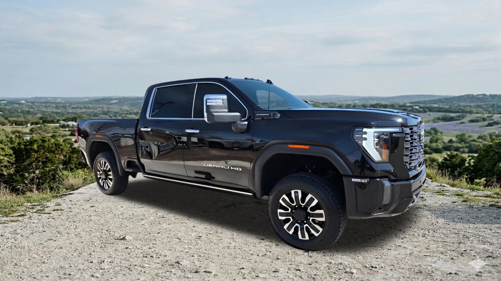Onyx Black 2025 GMC Sierra 2500HD Denali Ultimate Crew Cab 4WD Pickup Truck Four-Wheel Drive Automatic