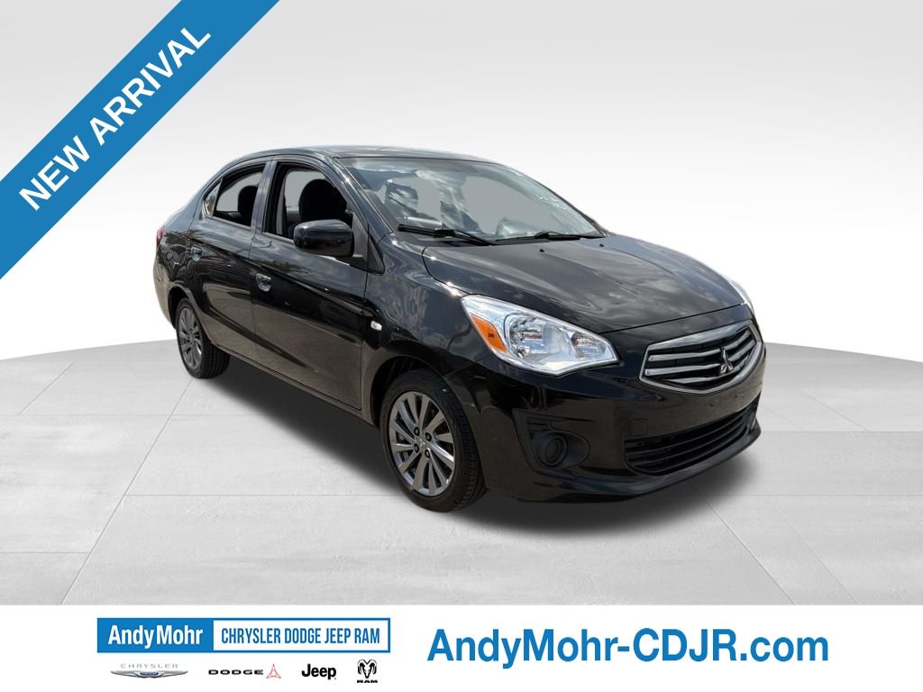 Mystic Black 2018 Mitsubishi Mirage G4 Sedan Front-Wheel Drive Continuously Variable Transmission