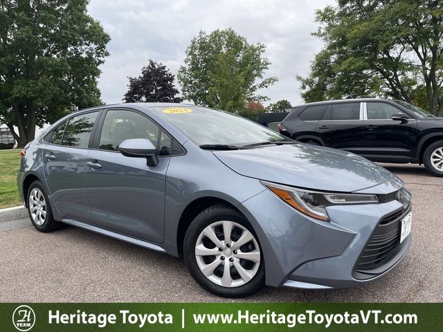 Silver 2024 Toyota Corolla Sedan Front-Wheel Drive Continuously Variable Transmission