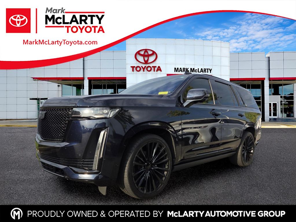 Dark Moon Blue Metallic 2021 Cadillac Escalade SUV / Crossover Four-Wheel Drive